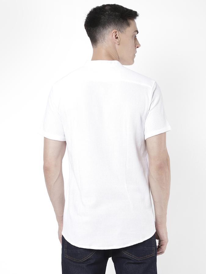R&B Men White Casual Shirts image number 2