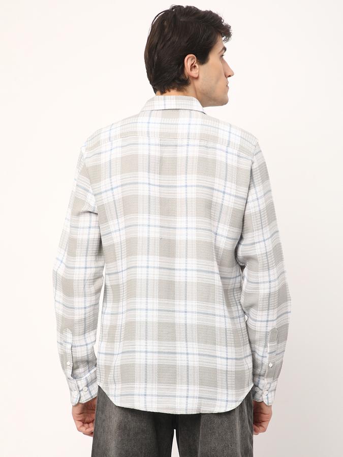 Men Regular Fit Cutaway Collar Shirt image number 2