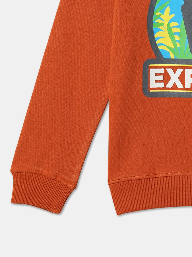Full Sleeve Graphic Print Boys Sweatshirt image number 3