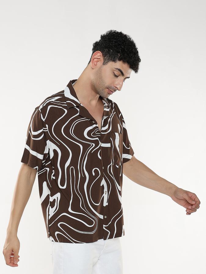 Men Self Design Casual Shirt image number 1