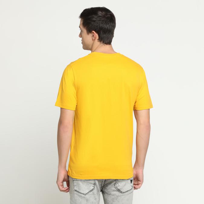 R&B Round Neck Mustard T-Shirt image number 3