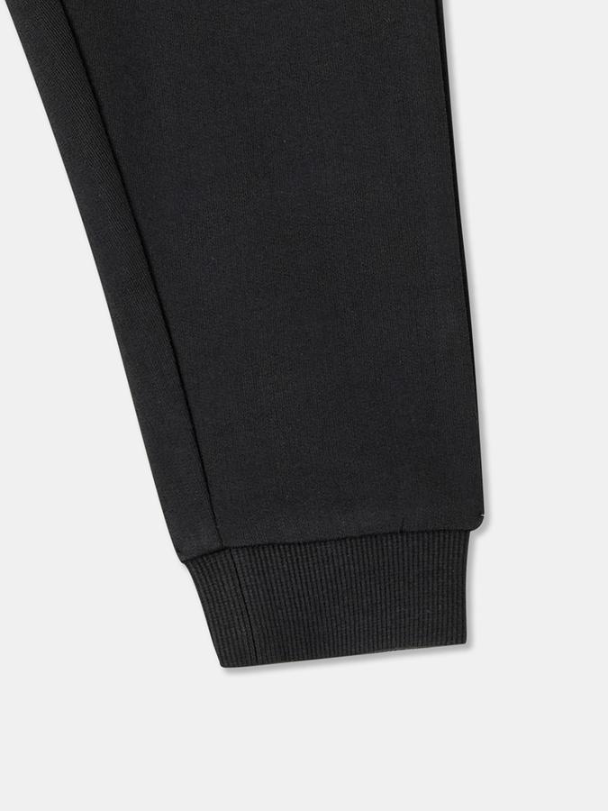 Boys Regular Fit Drawstring Waist Cuffed Hem Jogger