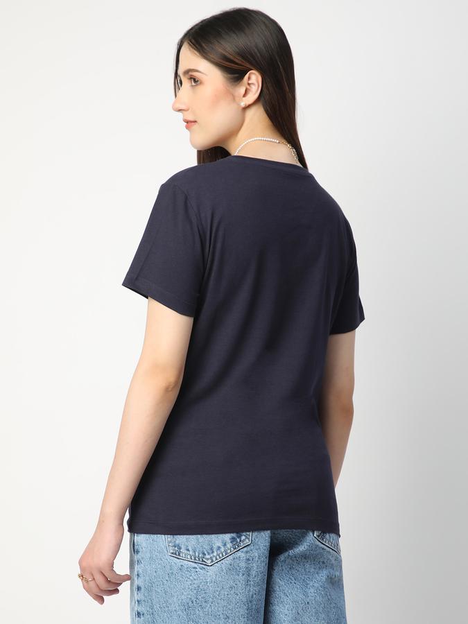 Graphic Print Women Round Neck T-Shirt image number 2