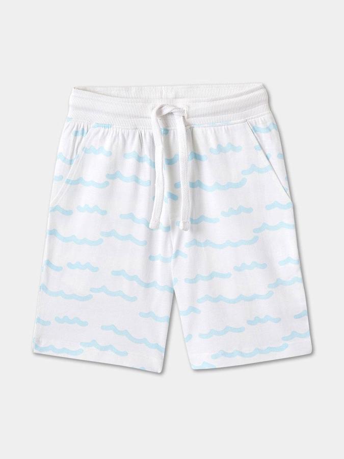Boys Cotton Graphic Regular Fit Elastic Waist Pyjama Set