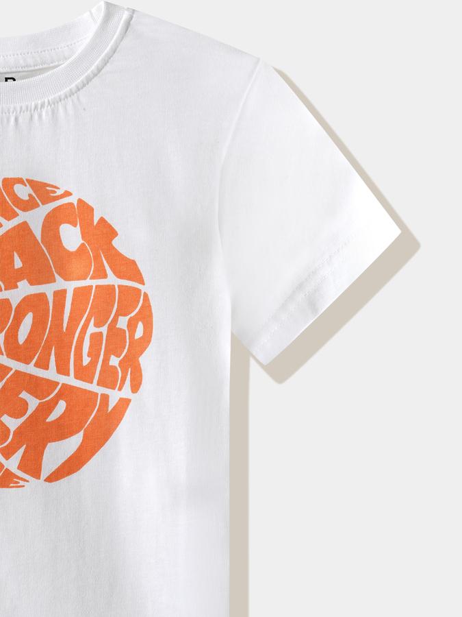 Boys Cotton Regular Fit Crew Neck Graphic T-shirt