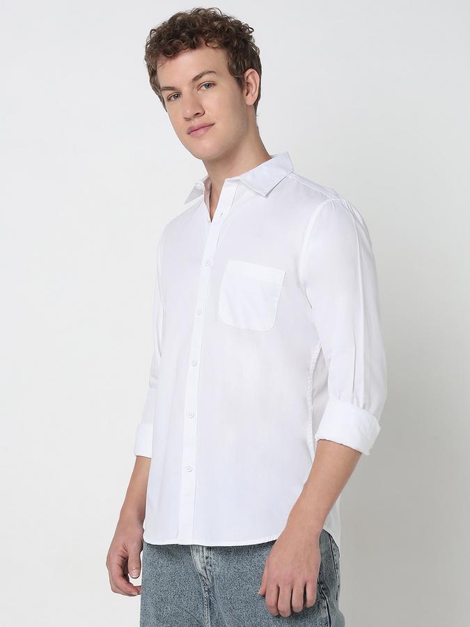 R&B MENS Long sleeves Casual Solid SHIRT image number 1
