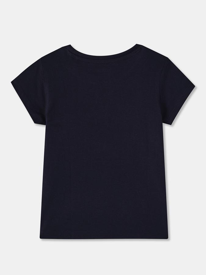 R&B Girls Graphic Print Pure Cotton Regular T Shirt image number 1