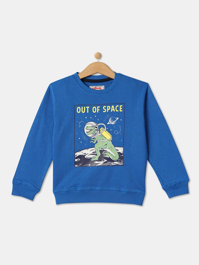 Boys Typographic Print Crew-Neck Sweatshirt image number 0