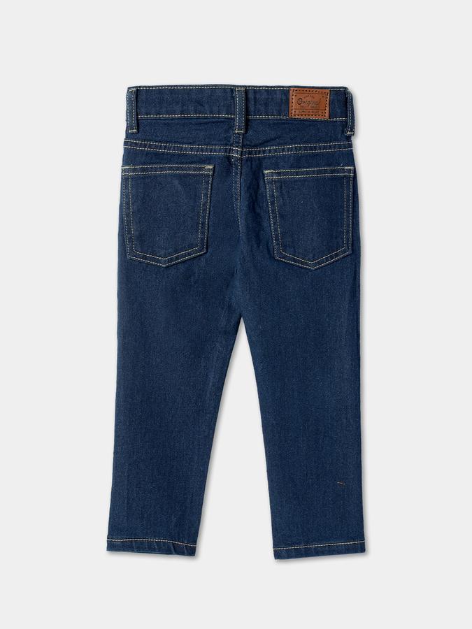 Girls Straight Fit Jeans with 5-Pocket Styling image number 1