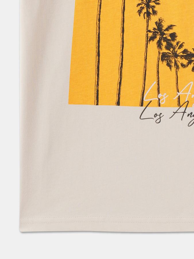 Boys Printed Pure Cotton Oversized T Shirt image number 3
