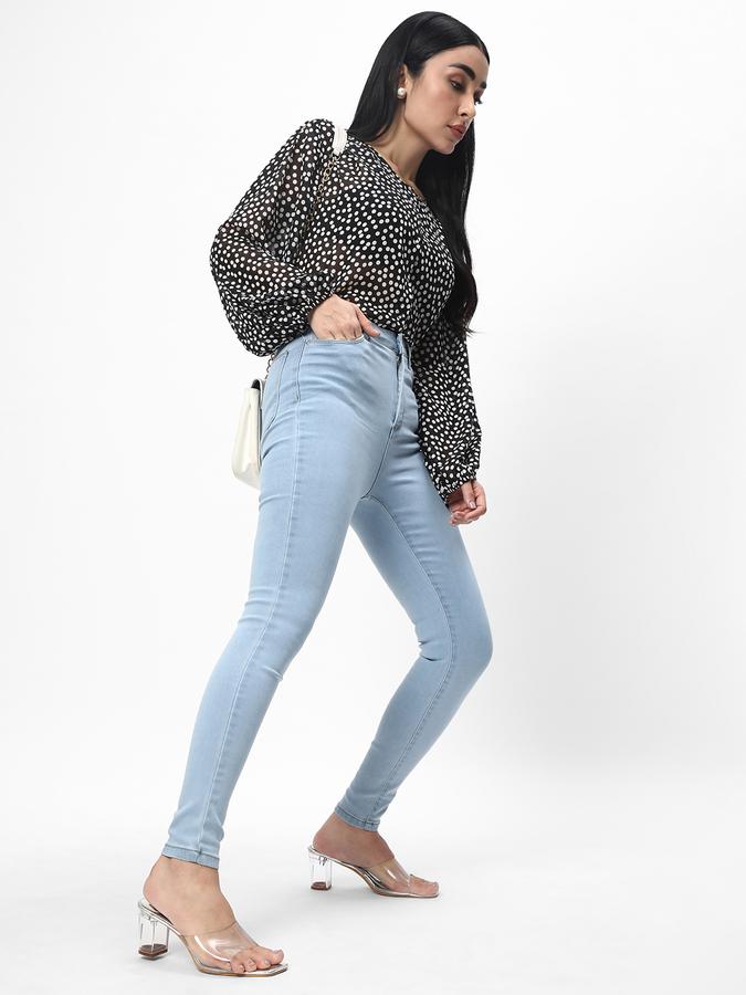 R&B Women's Basic Skinny Jeans image number 1
