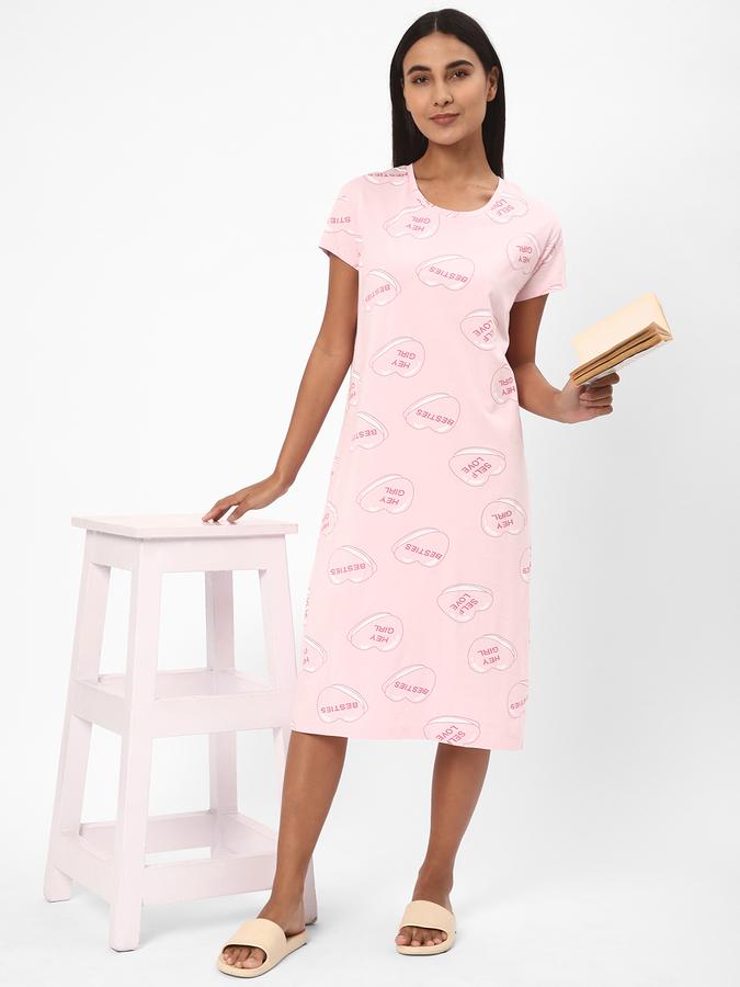 R&B Womens Pink Night Dresses image number 1