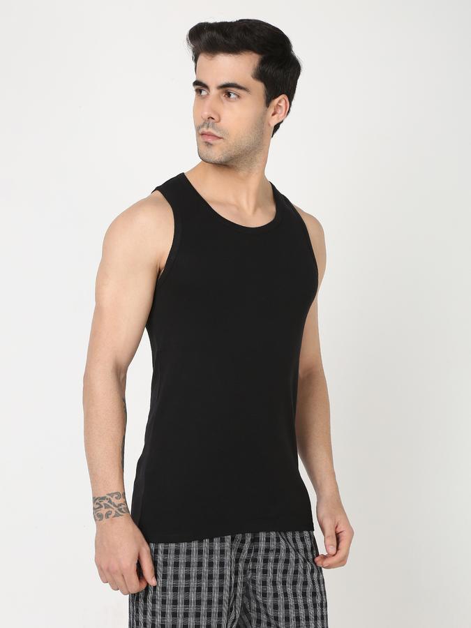 Men Pack of 2 Round-Neck Sleeveless Vests image number 2
