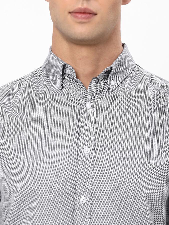 R&B Men Blue Casual Shirts image number 3