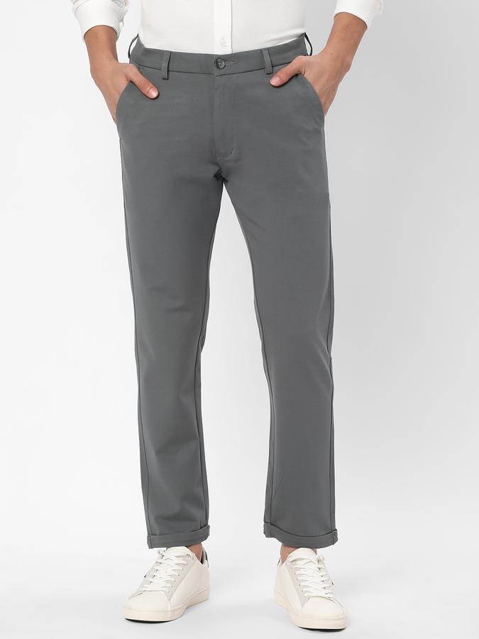 Men Slim Fit Trousers image number 0