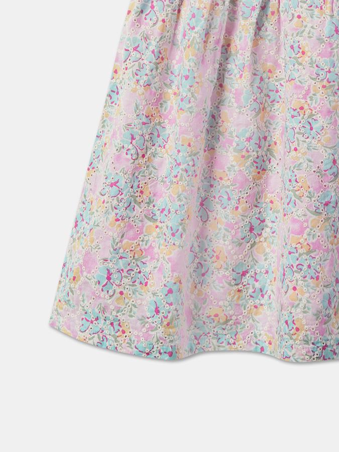R&B Girl's A Line All Over Printed Woven Dress image number 3