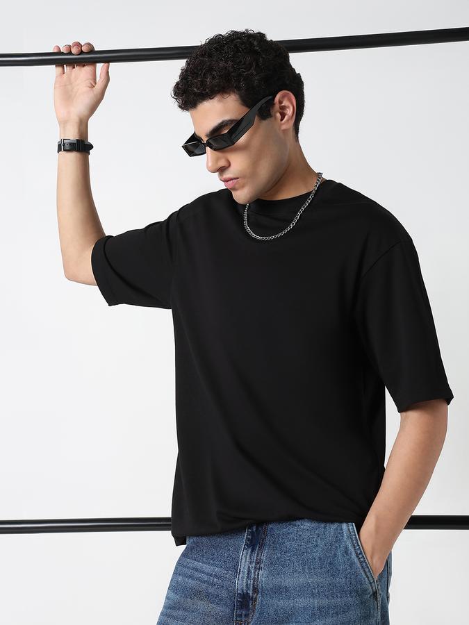 Solid Men Round Neck T-Shirt 