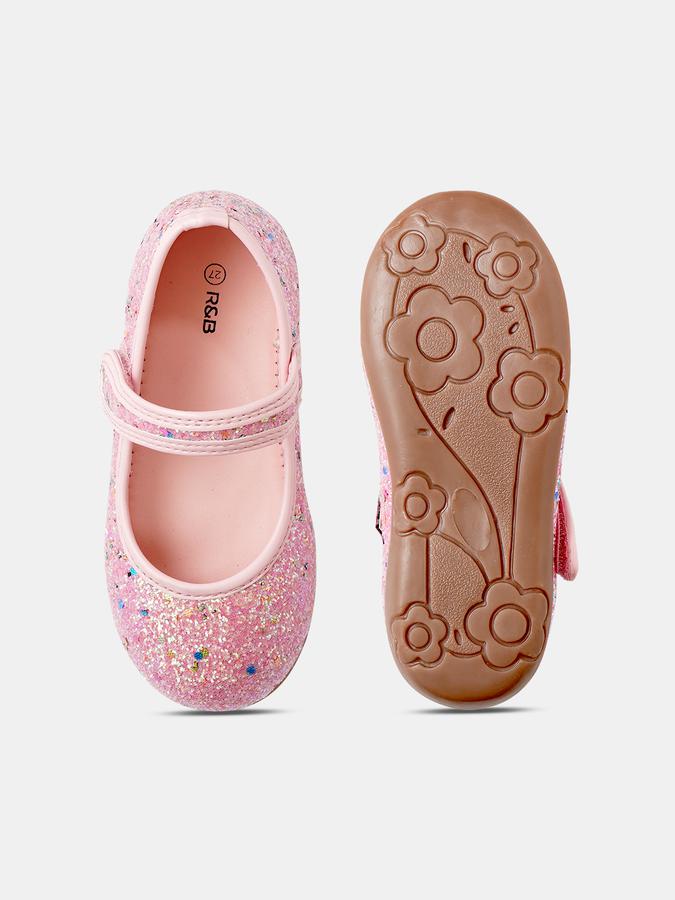 R&B Girls Pink Casual Shoes image number 3