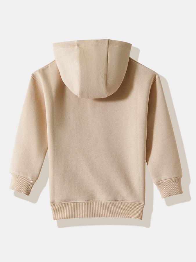 R&B Boys' Beige Printed Sweatshirt