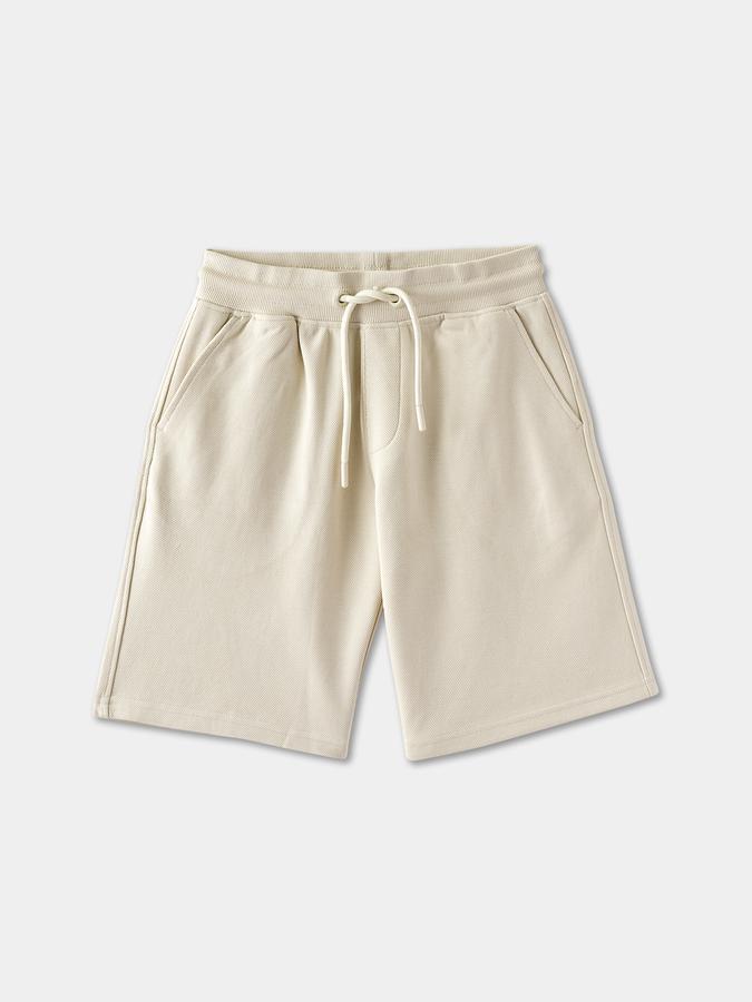 Boys Cotton Blend Relaxed Fit Drawstring Waist Knit Shorts