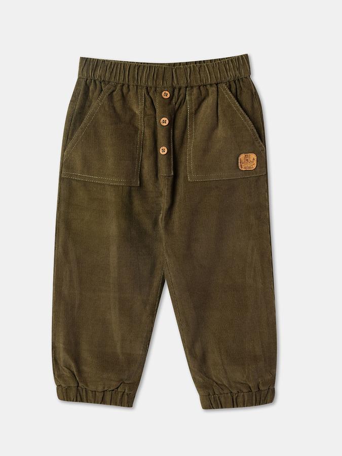 Boys Ribbed Joggers image number 0