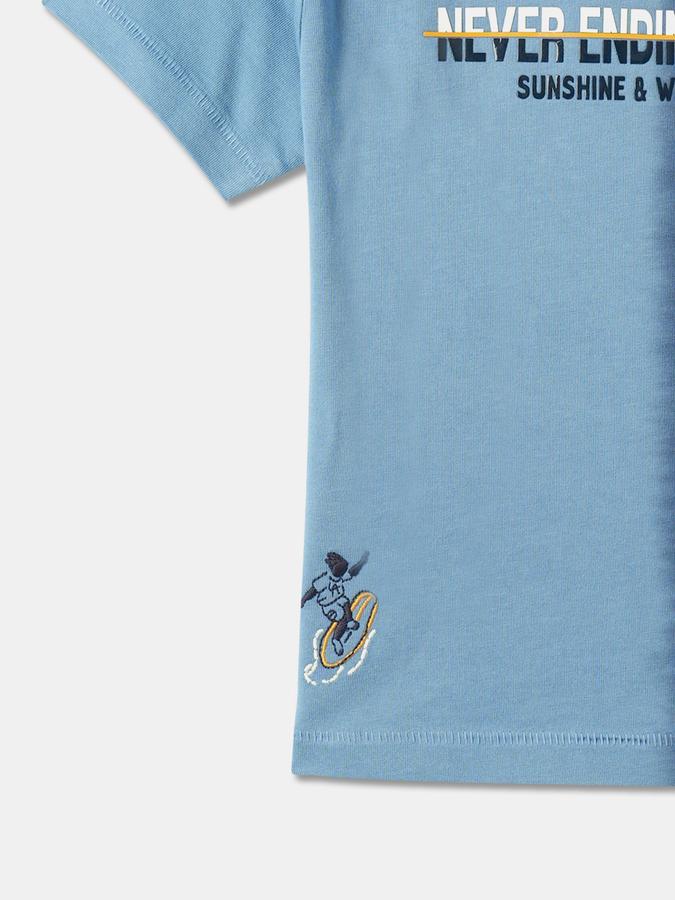 Boys Regular Fit Short Sleeve Crew Neck T-Shirt