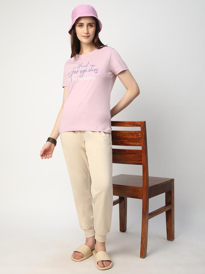 Graphic Print Women Round Neck T-Shirt image number 1