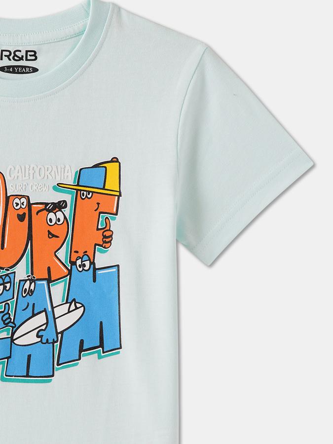Boys Regular Fit Short Sleeve Crew Neck T-Shirt