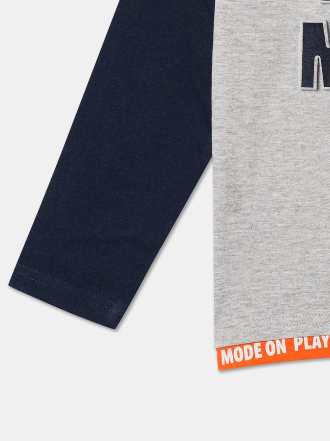 Boys Typographic Print Regular Fit T-Shirt image number 3
