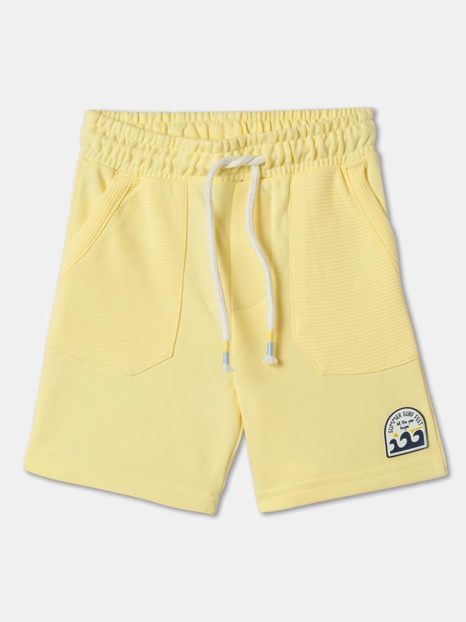 Boys Cotton Relaxed Fit Drawstring Elastic Waist Shorts