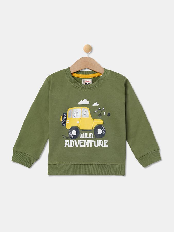 R&B Boys Olive Sweatshirts & Hoodies image number 0