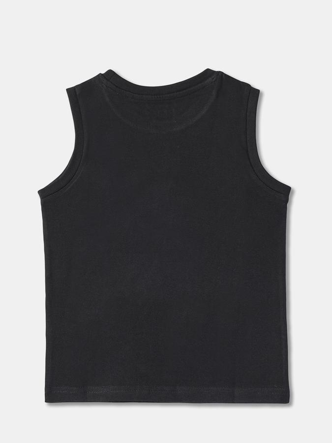 Boys Graphic Print Round-Neck Relaxed Fit T-Shirt image number 1