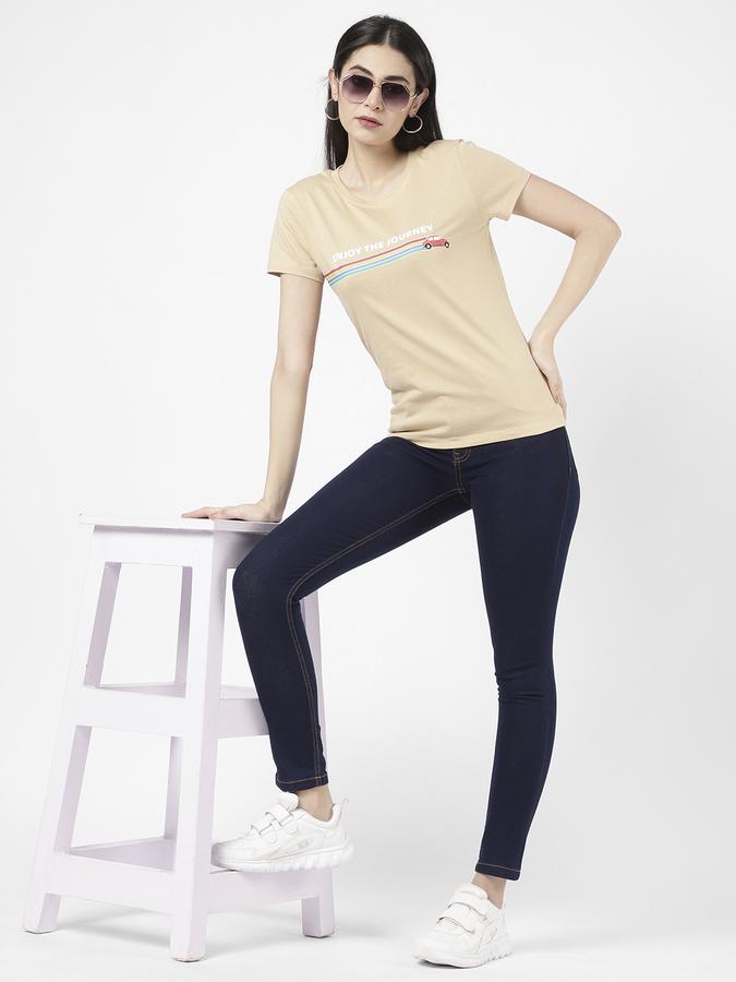 R&B Women Beige T-Shirt image number 1