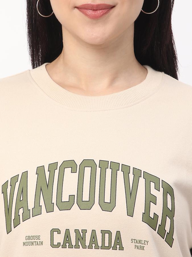 Full Sleeve Graphic Print Women Sweatshirt image number 3