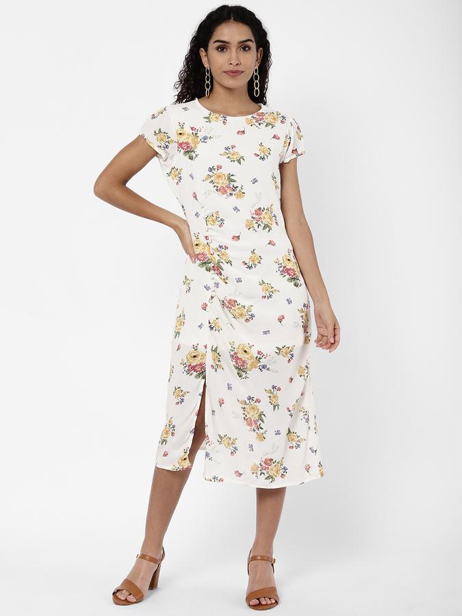 R&B Women's Printed Slit Dress