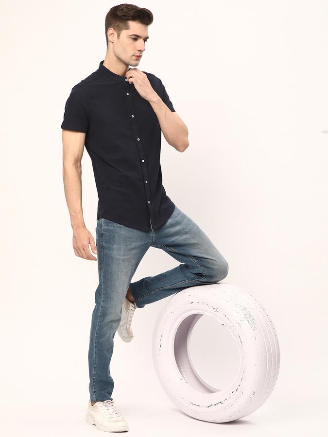 R&B Men Blue Casual Shirts image number 1