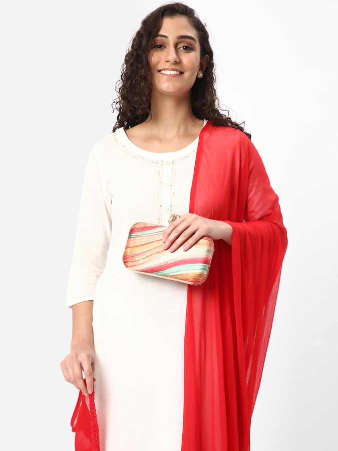 R&B Women  Red Dupattas