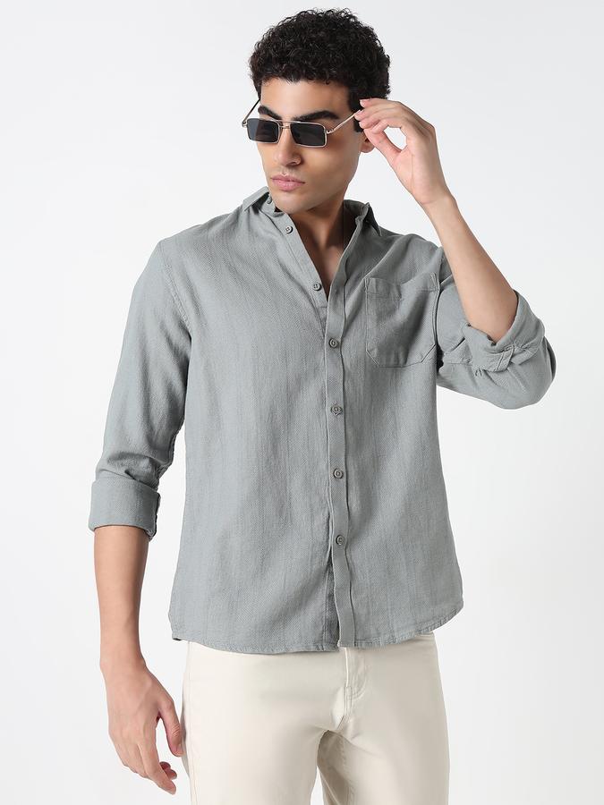 Men Solid Casual Shirt 
