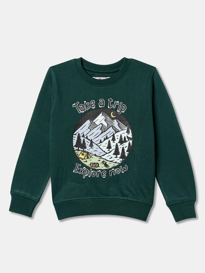 Full Sleeve Graphic Print Boys Sweatshirt