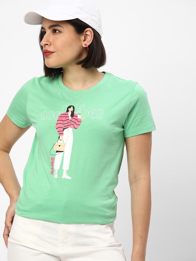 R&B Women Green Tshirts
