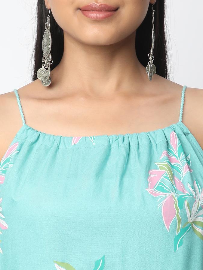 Women Rayon Printed Tunic Ethnic Dress