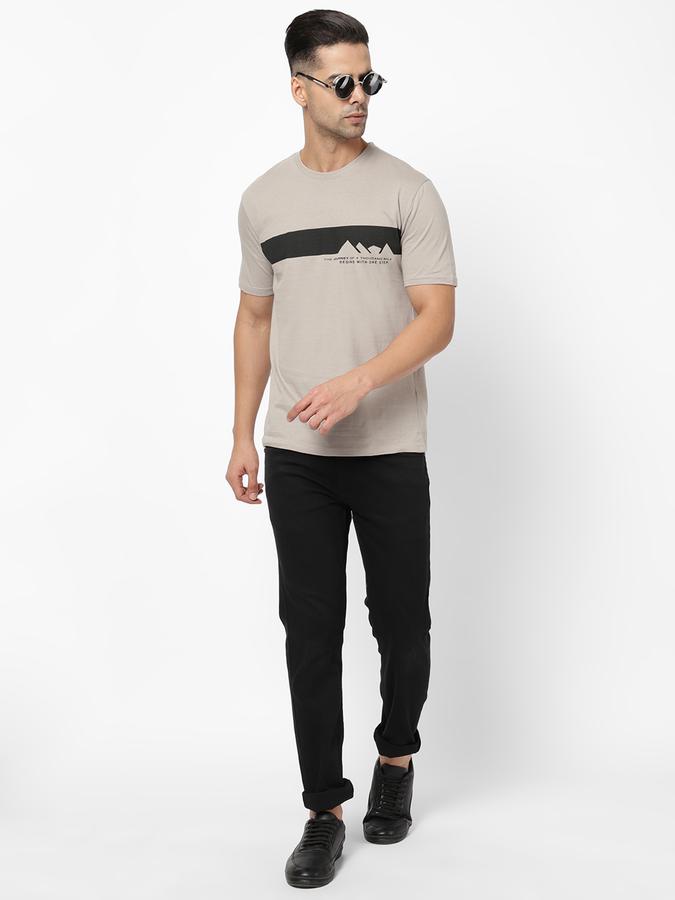 R&B Men Beige T-Shirts data-index=