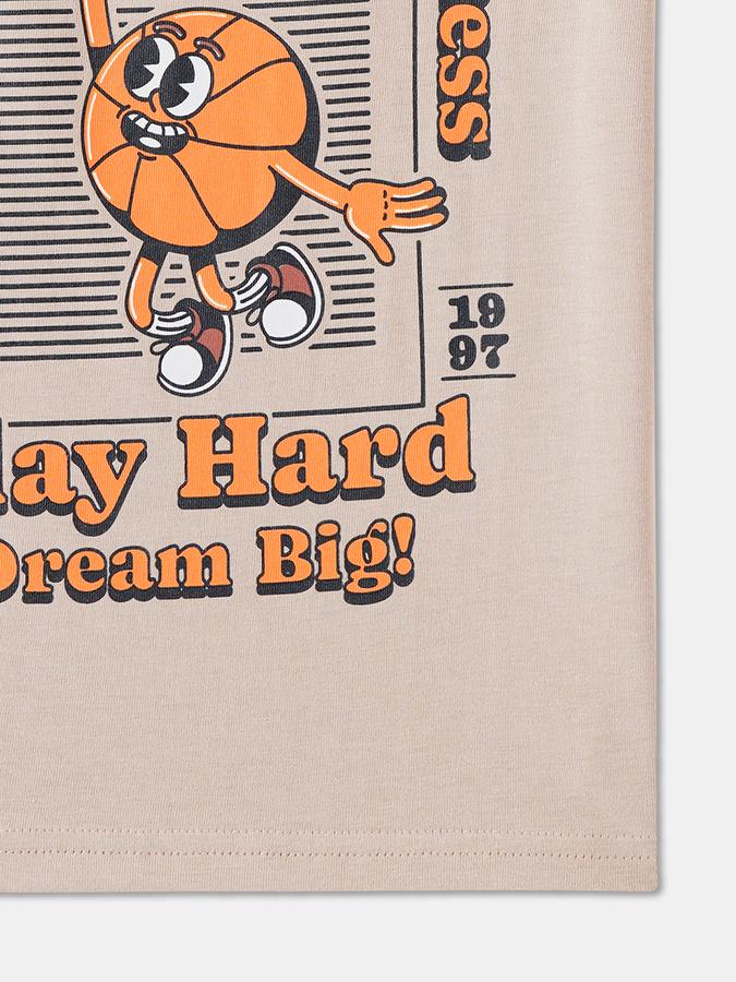 Boys Regular Fit Short Sleeve Crew Neck T-Shirt
