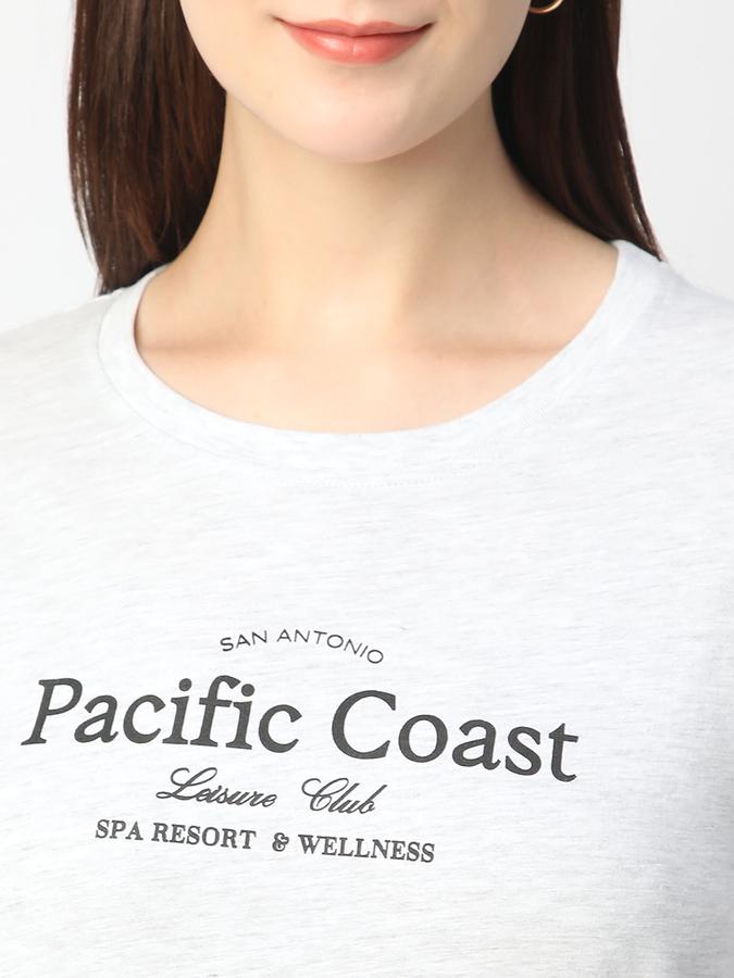 Graphic Print Women Round Neck T-Shirt data-index=