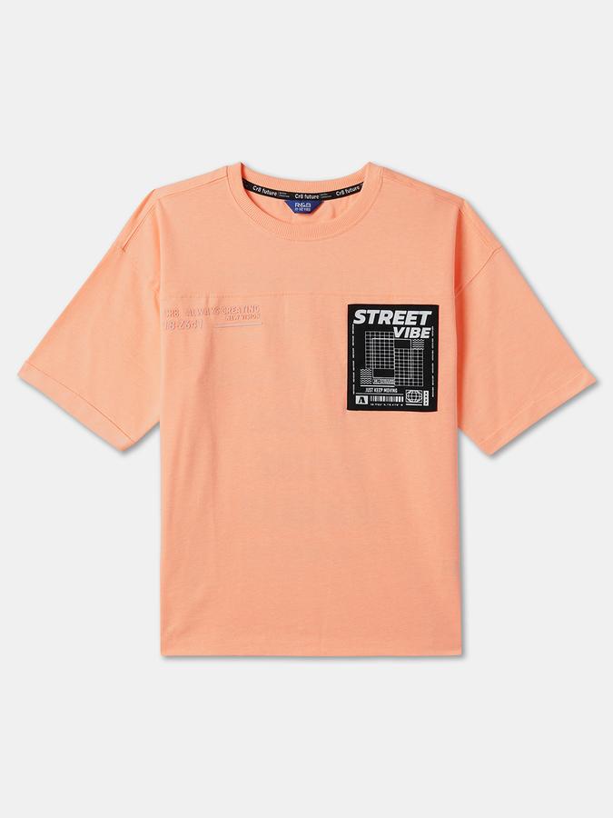 Boys Relaxed Fit Short Sleeve Crew Neck T-Shirt