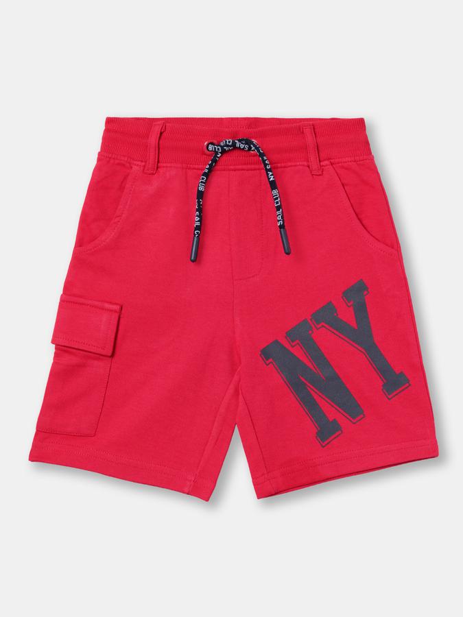 R&B Boys Red Shorts & 3/4Ths image number 0