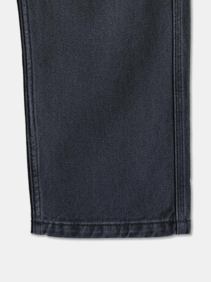 Boys Denim Straight Fit Button Waist Clean Look Jeans