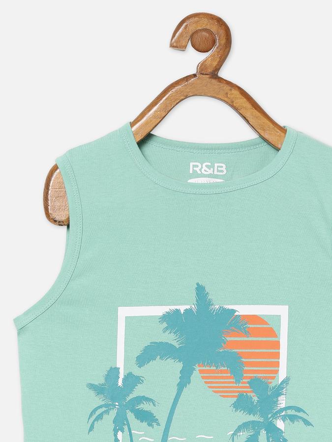 R&B Boy's Graphic Tank Top image number 2