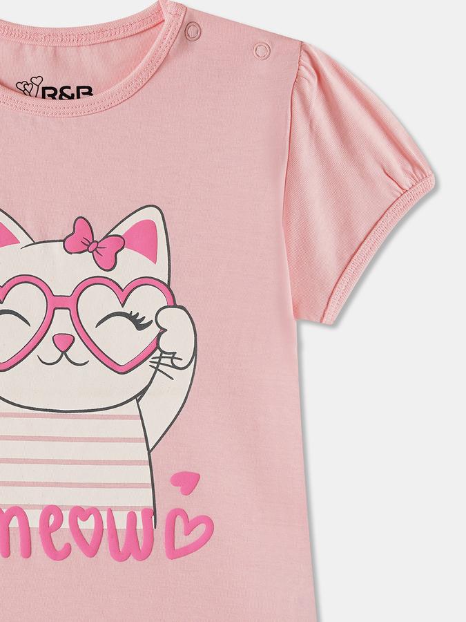 R&B GIRLS Short Sleeves GRAPHIC TEE image number 2