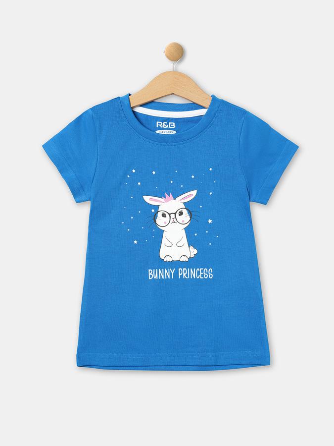 R&B Blue Girls T-shirts image number 0